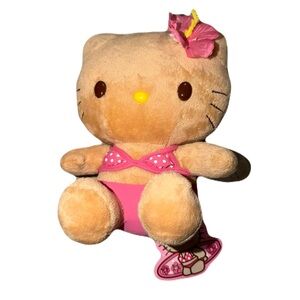 Hello Kitty Tan and Pink Bikini Plush